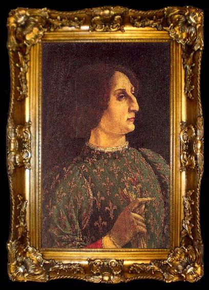 framed  Pollaiuolo, Piero Galeazzo Maria Sforza, ta009-2